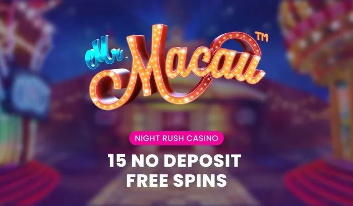 Claim 15 no deposit free spins at NightRush